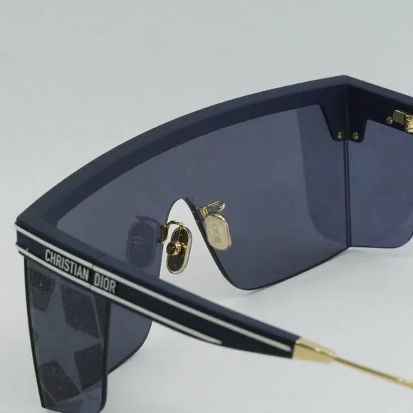 NEW DIOR DIORCLUB M1U 31B7 GOLD BLUE SUNGLASSES - Picture 6 of 13
